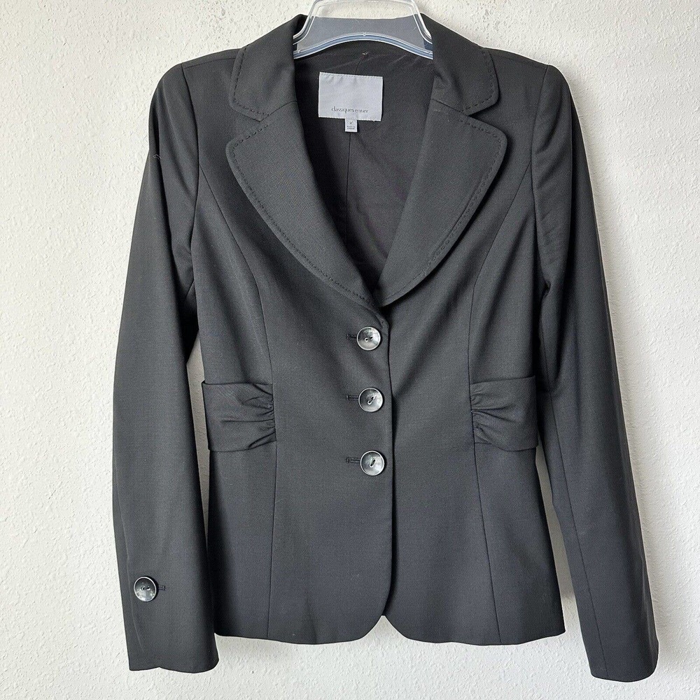Classiques Entier Black Button Front Business Bla… - image 1